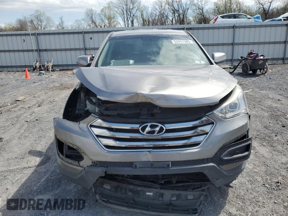 2016 Hyundai Santa Fe z VIN 5XYZTDLB5GG323838, wystawiony jako Copart lot #53261345 z przebiegiem 85 952 mil mil oraz Szkoda całkowita • Salvage title. Historia ofert i sprzedaży dostępna na DreamBid. Obrazek 5.