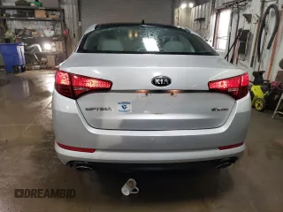 2013 Kia Optima EX with VIN 5XXGN4A70DG187683, listed as a Copart auction lot 45569855 with 128,236 mi miles and Salvage Title. Bid and sale history available at carsss.com. Image 6.
