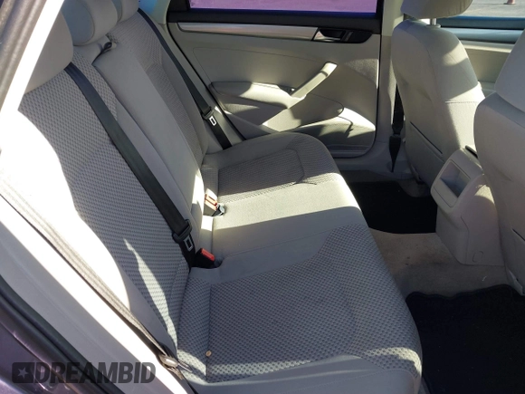 2012 Volkswagen Passat S w/Appearance with VIN 1VWAP7A34CC019328, listed as a IAAI auction lot 41393247 with 209,861 mi miles. Bid and sale history available at carsss.com. Image 8.