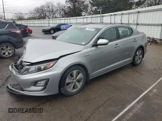 2014 Kia Optima Hybrid EX with VIN KNAGN4AD2E5069076, listed as a Copart auction lot 79523534 with 93,504 mi miles and Salvage Title. Bid and sale history available at carsss.com. Image 1.