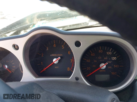 2005 Nissan 350Z Touring with VIN JN1AZ34E25M650632, listed as a IAAI auction lot 41645033 with Not Provided miles. Bid and sale history available at carsss.com. Image 7.