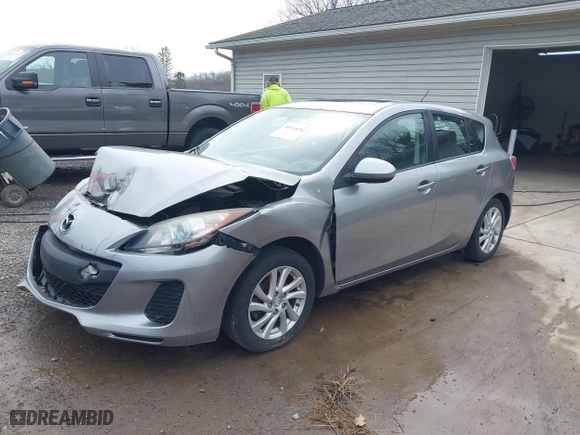 2012 Mazda Mazda3 i Touring with VIN JM1BL1L81C1588481, listed as a IAAI auction lot 41918702 with 189,344 mi miles. Bid and sale history available at carsss.com. Image 19.