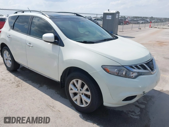 2011 Nissan Murano LE with VIN JN8AZ1MU8BW067074, listed as a IAAI auction lot 42161248 with 112,156 mi miles and . Bid and sale history available at carsss.com. Image 1.