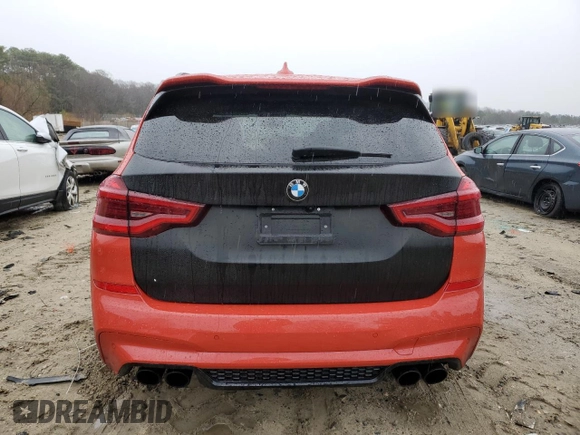 2021 BMW X3 M z VIN 5YMTS0C05M9H64439, wystawiony jako Copart lot #50178655 z przebiegiem Nie podano mil oraz Szkoda całkowita • Salvage title. Historia ofert i sprzedaży dostępna na DreamBid. Obrazek 6.