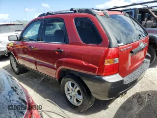 2005 Kia Sportage LX with VIN KNDJF723057131284, listed as a Copart auction lot 74563624 with Not Provided miles and Non Repairable. Bid and sale history available at carsss.com. Image 2.