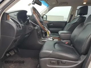2017 Infiniti QX80 with VIN JN8AZ2NC0H9430079, listed as a Copart auction lot 54515715 with 132,799 mi miles and Salvage title. Bid and sale history available at DreamBid. Image 7.