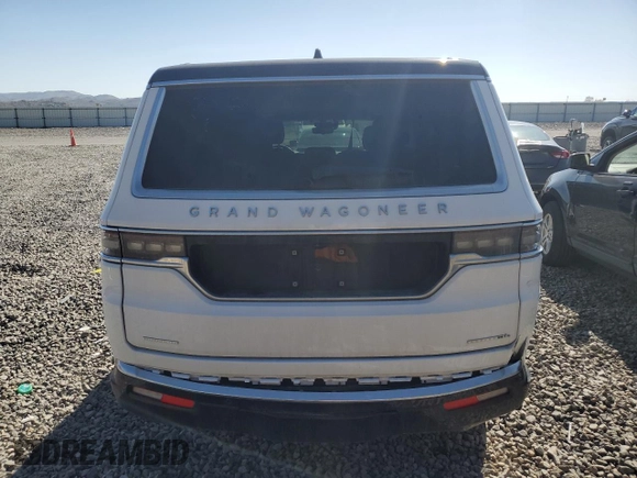 2023 Jeep Grand Wagoneer Series II with VIN 1C4SJSFPXPS574223, listed as a Copart auction lot 52938135 with 15,237 mi miles and Salvage title. Bid and sale history available at DreamBid. Image 6.
