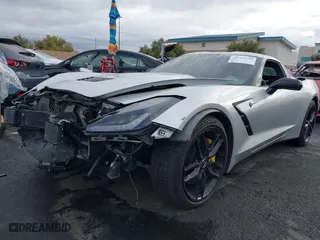 2014 Chevrolet Corvette Stingray Z51 2LT with VIN 1G1YJ2D70E5121214, listed as a IAAI auction lot 41763535 with 1 mi miles. Bid and sale history available at carsss.com. Image 19.