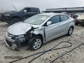 2016 Hyundai Elantra SE with VIN 5NPDH4AE7GH703619, listed as a Copart auction lot 53146755 with Not provided miles and Salvage title. Bid and sale history available at DreamBid. Image 1.