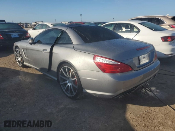 2013 Mercedes-Benz SL 63 AMG with VIN WDDJK7EA7DF015841, listed as a Copart auction lot 77587664 with Not provided miles and Non repairable. Bid and sale history available at DreamBid. Image 2.