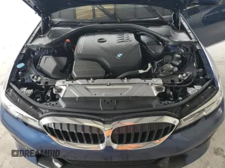 2021 BMW 3 Series 330i with VIN 3MW5R1J07M8B86693, listed as a Copart auction lot 59595985 with 43,852 mi miles and Salvage title. Bid and sale history available at DreamBid. Image 11.