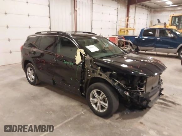 2018 GMC Terrain SLE with VIN 3GKALMEV5JL344701, listed as a IAAI auction lot 41826919 with 107,557 mi miles. Bid and sale history available at carsss.com. Image 1.