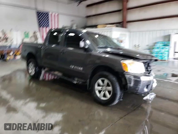 2012 Nissan Titan S with VIN 1N6AA0EC7CN311143, listed as a Copart auction lot 75181784 with 214,351 mi miles and Salvage Title. Bid and sale history available at carsss.com. Image 14.