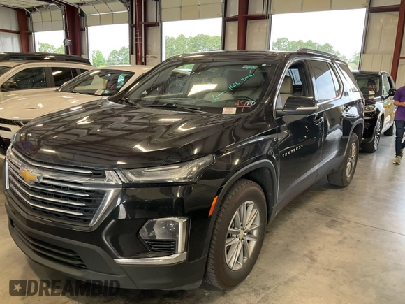 2022 Chevrolet Traverse LT with VIN 1GNERHKW8NJ150023, listed as a IAAI auction lot 42585752 with 102,823 mi miles and . Bid and sale history available at DreamBid. Image 23.