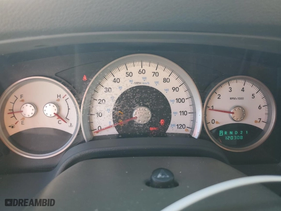 2005 Dodge Durango SLT with VIN 1D4HD48N55F605282, listed as a Copart auction lot 48141485 with 120,308 mi miles and Salvage Title. Bid and sale history available at carsss.com. Image 9.