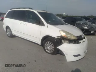 2006 Toyota Sienna CE with VIN 5TDZA23C36S399658, listed as a IAAI auction lot 42129990 with 217,674 mi miles. Bid and sale history available at carsss.com. Image 1.