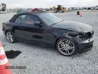 2012 BMW 1 Series 135i with VIN WBAUN7C52CVM26134, listed as a Copart auction lot 43724435 with Not provided miles and Salvage title. Bid and sale history available at DreamBid. Image 4.