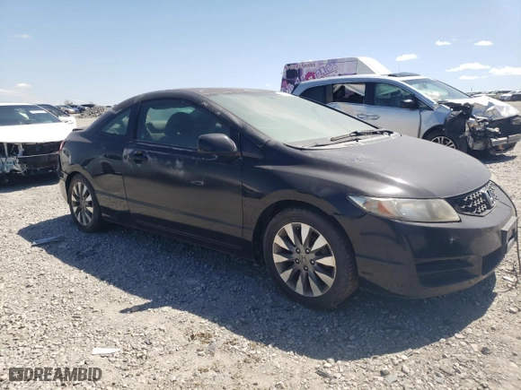 2010 Honda Civic Cpe EX-L with VIN 2HGFG1B96AH512173, listed as a Copart auction lot 53440955 with 9,999 mi miles and Clean Title. Bid and sale history available at carsss.com. Image 4.
