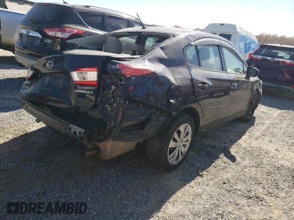 2021 Subaru Impreza with VIN 4S3GKAB63M3603691, listed as a Copart auction lot 77703954 with 42,100 mi miles and Salvage Title. Bid and sale history available at carsss.com. Image 3.