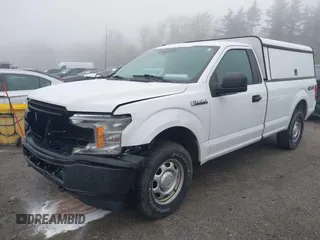 2018 Ford F-150 XL with VIN 1FTMF1EB1JKE19030, listed as a IAAI auction lot 42233745 with 193,352 mi miles and . Bid and sale history available at DreamBid. Image 2.