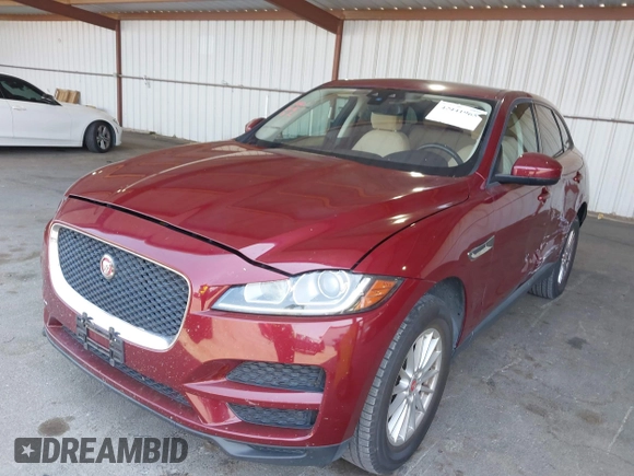 2017 Jaguar F-Pace 35t with VIN SADCS2BVXHA065444, listed as a IAAI auction lot 42441965 with 52,893 mi miles and . Bid and sale history available at DreamBid. Image 17.