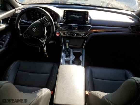 2020 Honda Accord Sedan Sport with VIN 1HGCV1F37LA084100, listed as a Copart auction lot 50262135 with 90,639 mi miles and Non Repairable. Bid and sale history available at carsss.com. Image 8.