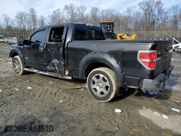2012 Ford F-150 XL with VIN 1FTFW1ET2CKE11636, listed as a Copart auction lot 44037475 with 125,803 mi miles and Salvage Title. Bid and sale history available at carsss.com. Image 2.