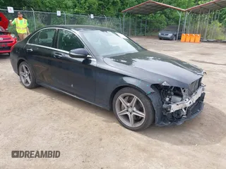 2017 Mercedes-Benz C 300 with VIN 55SWF4KB4HU194641, listed as a IAAI auction lot 42235717 with 106,238 mi miles and . Bid and sale history available at DreamBid. Image 1.