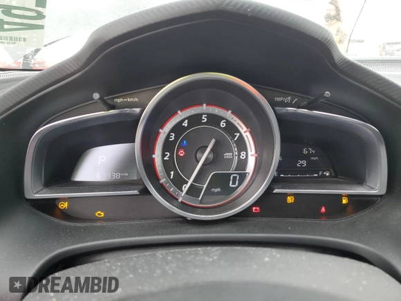 2015 Mazda 3 S Grand Touring with VIN JM1BM1M35F1226268, listed as a Copart auction lot 49725155 with 63,938 mi miles and Salvage Title. Bid and sale history available at DreamBid. Image 9.