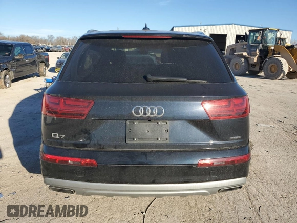 2018 Audi Q7 Premium Plus с VIN WA1LHAF79JD003452, выставлен на аукционе Copart как лот 43827545 с пробегом 61 387 миль миль и Списание • Salvage title. История ставок и продаж доступна на DreamBid. Изображение 6.