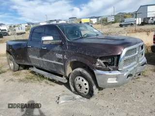 2015 Ram 3500 Laramie with VIN 3C63RRJL6FG688274, listed as a Copart auction lot 71990594 with 157,809 mi miles and Salvage Title. Bid and sale history available at carsss.com. Image 4.