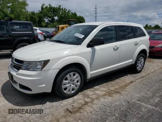 2013 Dodge Journey American Value with VIN 3C4PDCAB9DT733421, listed as a Copart auction lot 58235815 with 123,946 mi miles and Salvage title. Bid and sale history available at DreamBid. Image 1.