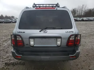 2005 Lexus LX 470 with VIN JTJHT00W753549714, listed as a Copart auction lot 52267385 with 206,763 mi miles and Clean Title. Bid and sale history available at DreamBid. Image 6.