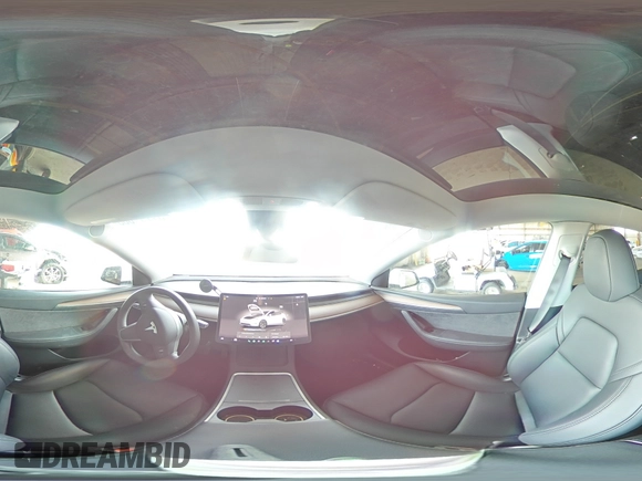 2024 Tesla Model Y Long Range with VIN 7SAYGDEE1RF165311, listed as a Copart auction lot 51711665 with 15,190 mi miles and Salvage Title. Bid and sale history available at DreamBid. Image 13.