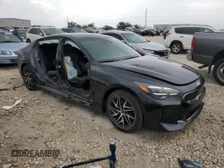 2022 Kia Stinger GT-Line with VIN KNAE35LD4N6106199, listed as a Copart auction lot 79139164 with 53,358 mi miles and Salvage Title. Bid and sale history available at DreamBid. Image 4.