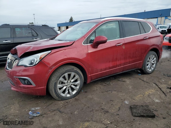 2018 Buick Envision Essence with VIN LRBFX1SA3JD006952, listed as a Copart auction lot 45213045 with 107,600 mi miles and Clean Title. Bid and sale history available at carsss.com. Image 1.