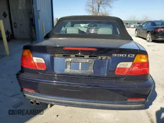 2002 BMW 3 Series 330Ci with VIN WBABS53472JU92714, listed as a Copart auction lot 42756725 with 151,822 mi miles and Clean Title. Bid and sale history available at carsss.com. Image 6.
