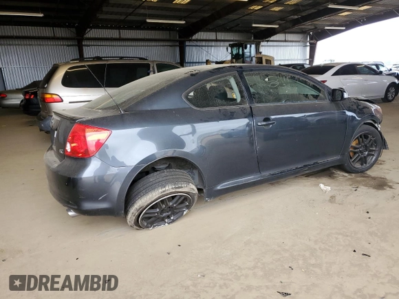 2005 Scion tC with VIN JTKDE177550038383, listed as a Copart auction lot 47491295 with 0 mi miles and Salvage Title. Bid and sale history available at carsss.com. Image 3.