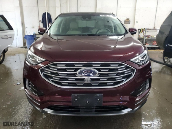 2019 Ford Edge Titanium with VIN 2FMPK3K96KBB26351, listed as a Copart auction lot 52169735 with 78,824 mi miles and Salvage Title. Bid and sale history available at carsss.com. Image 5.