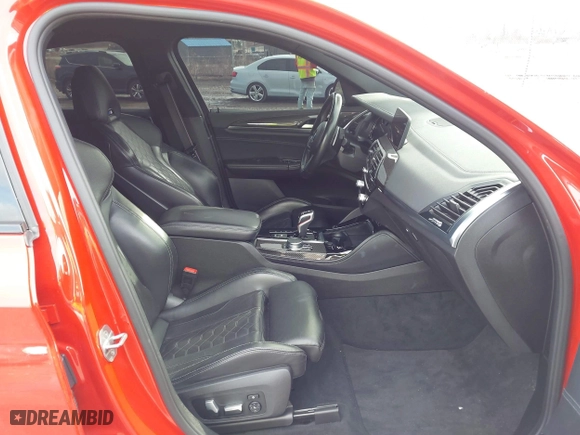 2020 BMW X4 M Competition with VIN 5YMUJ0C05L9C33943, listed as a IAAI auction lot 41531691 with 55,419 mi miles. Bid and sale history available at carsss.com. Image 5.
