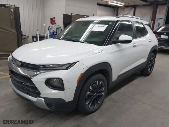 2023 Chevrolet TrailBlazer LT with VIN KL79MPS2XPB183406, listed as a IAAI auction lot 41830044 with 76,941 mi miles. Bid and sale history available at carsss.com. Image 2.