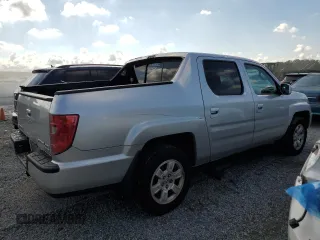 2011 Honda Ridgeline RTS with VIN 5FPYK1F45BB007356, listed as a Copart auction lot 73854154 with 108,738 mi miles and Salvage Title. Bid and sale history available at carsss.com. Image 3.