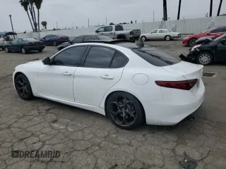 2019 Alfa Romeo Giulia Ti Sport с VIN ZARFAMBN6K7605647, выставлен на аукционе Copart как лот 54258525 с пробегом 97 036 миль миль и Списание • Salvage title. История ставок и продаж доступна на DreamBid. Изображение 2.