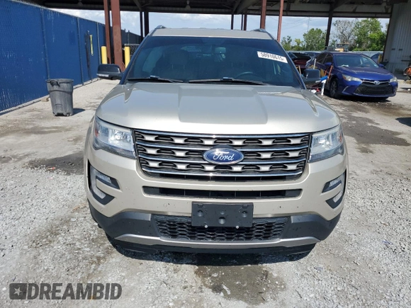 2017 Ford Explorer XLT with VIN 1FM5K7D89HGD36253, listed as a Copart auction lot 58910615 with 88,840 mi miles and Salvage title. Bid and sale history available at DreamBid. Image 5.