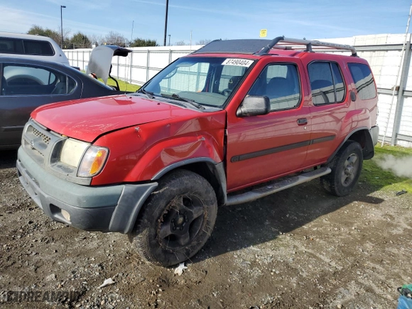2001 Nissan Xterra XE with VIN 5N1ED28T11C565485, listed as a Copart auction lot 87490404 with 238,044 mi miles and Salvage Title. Bid and sale history available at carsss.com. Image 1.