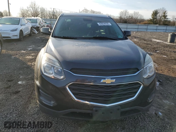 2016 Chevrolet Equinox LS with VIN 2GNFLEEK2G6221777, listed as a Copart auction lot 42834235 with 126,885 mi miles and Salvage Title. Bid and sale history available at DreamBid. Image 5.