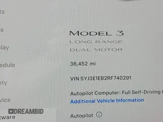 2024 Tesla Model 3 Long Range z VIN 5YJ3E1EB2RF740291, wystawiony jako IAAI lot #42124138 z przebiegiem 36 452 mil mil oraz . Historia ofert i sprzedaży dostępna na DreamBid. Obrazek 15.