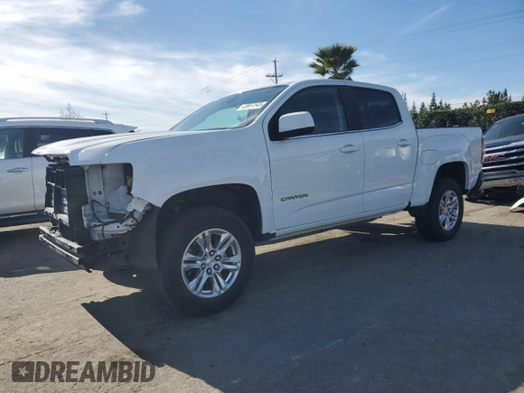 2020 GMC Canyon 2WD SLE with VIN 1GTG5CEN8L1180252, listed as a Copart auction lot 45697545 with 24,884 mi miles and Salvage Title. Bid and sale history available at carsss.com. Image 1.