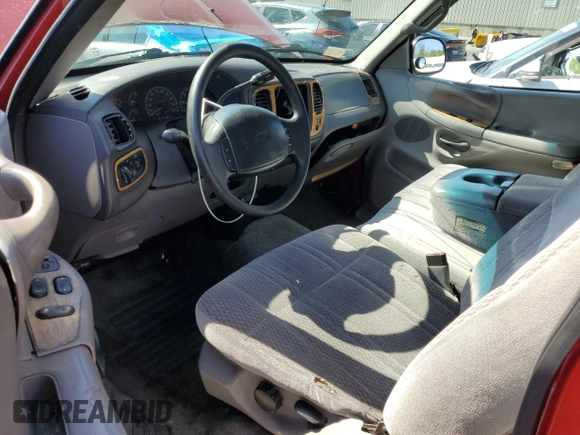 1998 Ford F-150 with VIN 1FTDF1727WNA09044, listed as a Copart auction lot 48848385 with 213,603 mi miles and Non repairable. Bid and sale history available at DreamBid. Image 8.