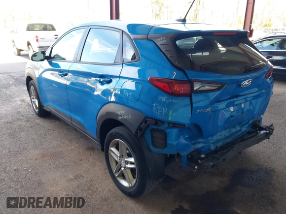 2019 Hyundai Kona SE with VIN KM8K1CAA0KU337581, listed as a IAAI auction lot 41774263 with 40,168 mi miles and . Bid and sale history available at carsss.com. Image 3.